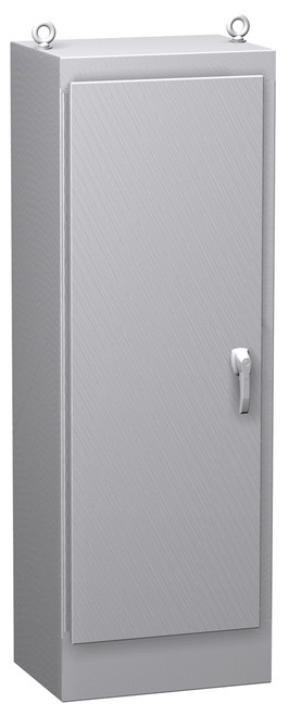 HN4FS903620SS | Hammond Manufacturing 90 x 36 x 20 Freestanding enclosure with continuous hinge door and handle