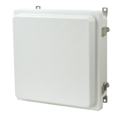 AM1224RL - Metal Snap Latch Hinged Raised Cover Enclosure