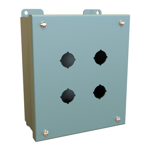 1435MF | Mild Steel Enclosure (25.5mm, 4 Holes)