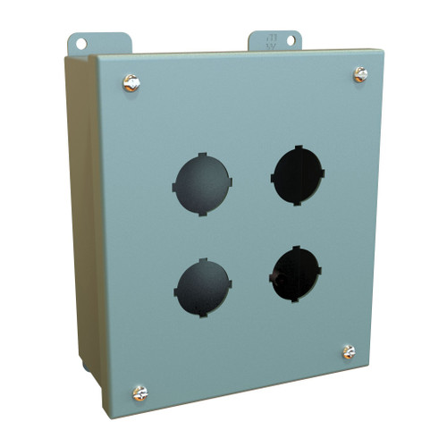 1435F | Mild Steel Enclosure (30.5mm, 4 holes)