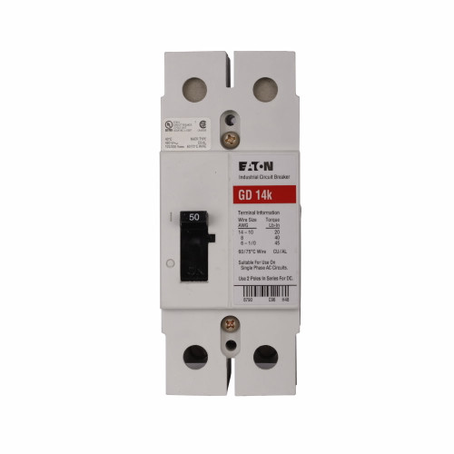 GD3045A3 | Eaton GD BREAKER 3P 45A W/ 1A-1B A/S RH SIDE LEADS