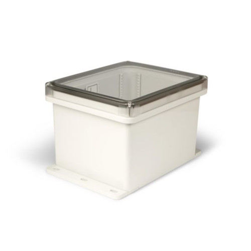UPCT100806F Ensto 10 x 8 x 6 Polycarbonate Enclosure with 4-Screw Lift-Off Cover