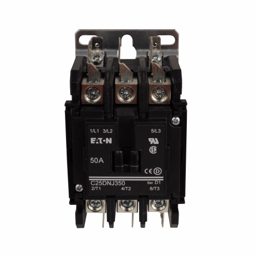 C25DNJ250HK | Eaton Definite Purpose Contactor (50A, 277V AC)