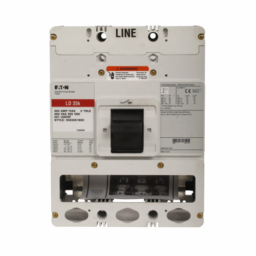 LDB2600X | Eaton LDB 2P 600A WITH LOAD TERMINALS ONLY
