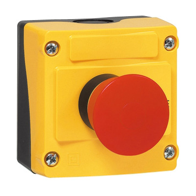 LBX15301 Baco Controls 22mm Red Emergency Stop Push-Pull Mushroom Maintained Control (1 NC)