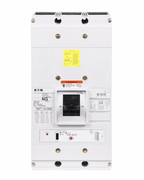 NGS312039B22ZGMC | Eaton NGS 3 POLE 1200A LSIG, ARMS, GFA NO TRIP, ZSI, METRIC, 100%