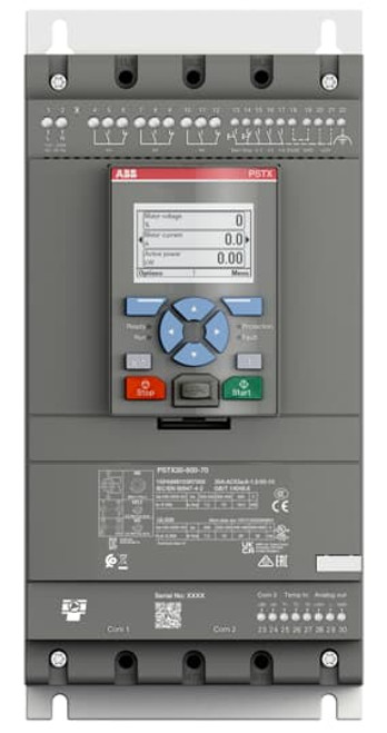 PSTX72-600-70 ABB Soft Starter (68 Amps, 600V main voltage and 100 - 250V 50/60Hz)