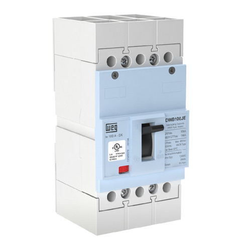 DWB100CE40-3DX | Weg Circuit Breaker (40 Amps, 3 Poles, 10 KA, 480Y/277V)