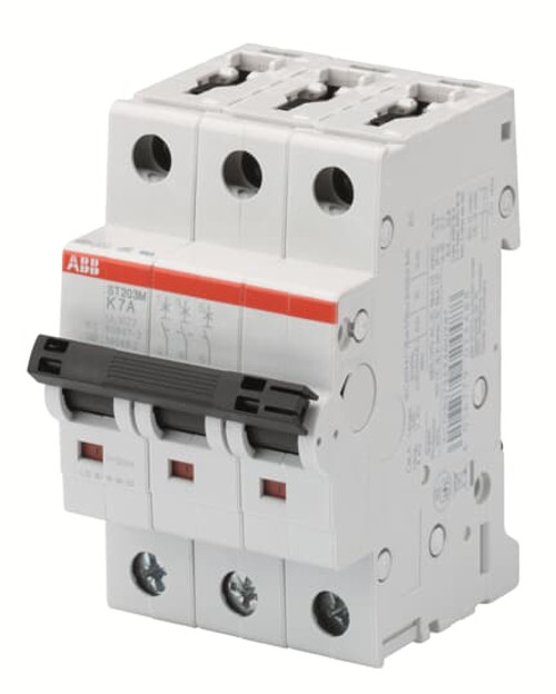 ST203M-D2 | ABB Miniature Circuit Breaker (10kA, 2A, 3P)