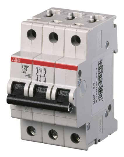 S203P-Z32 | ABB Miniature Circuit Breaker (6kA, 32A, 3P)