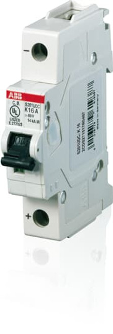 S201UDC-Z6 | ABB Miniature Circuit Breaker (Z, 6A, 1P)