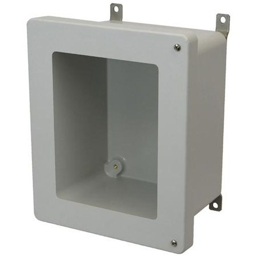 AM1084HW | Fiberglass enclosure with 2-screw hinged window cover