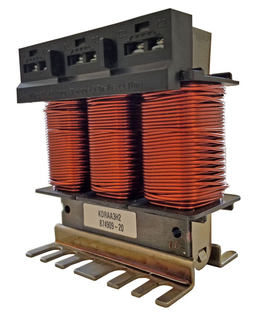 KDRB22LDR | TCI KDR, 208V, 19A, 5HP, 3 Phase, Open, Input Line Inductor, Low Impedance, UL Listed