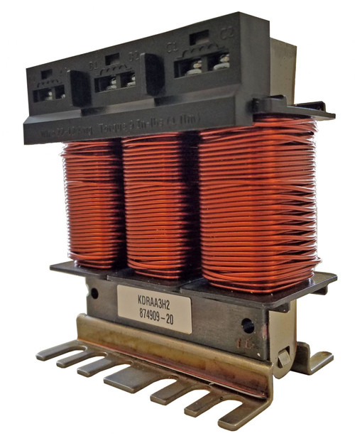 KDRB22LE3R | TCI KDR, 208V, 19A, 5HP, 3 Phase, Type 3R, Input Line Inductor, Low Impedance, UL Listed