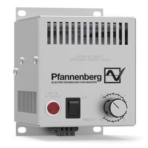 17020710034 | Pfannenberg Fan Heater with PTC Heating Element w/T-Stat (plastic housing)