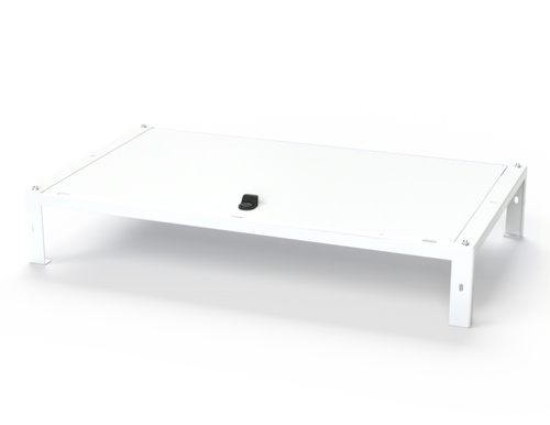 SCE-20RMW Saginaw Control & Engineering 6in x 35in x 20in White Carbon Steel Removable Wire Cover (For use with freestanding enclosures)