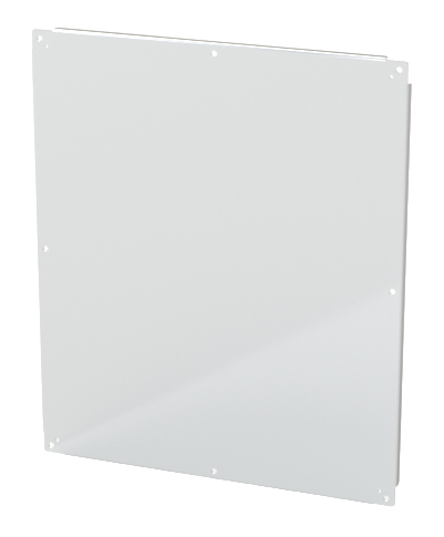 SCE-42P36 Saginaw Control and Engineering White Carbon Steel Back Panel (For use with 42in x 36in enclosures)