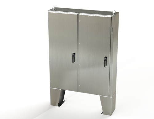 SCE-60XEL4912SSLP | Saginaw Control & Engineering 60 x 49 x 12 S.S. 2DR XEL Enclosure