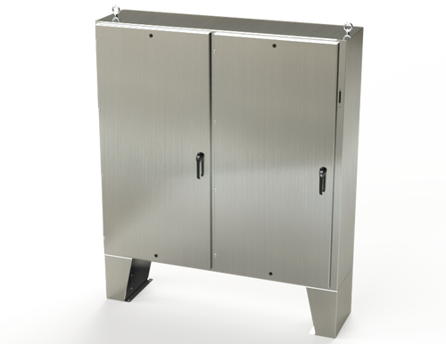 SCE-72XEL7318SSLP | Saginaw Control & Engineering 72 x 73 x 18 S.S. 2DR XEL Enclosure