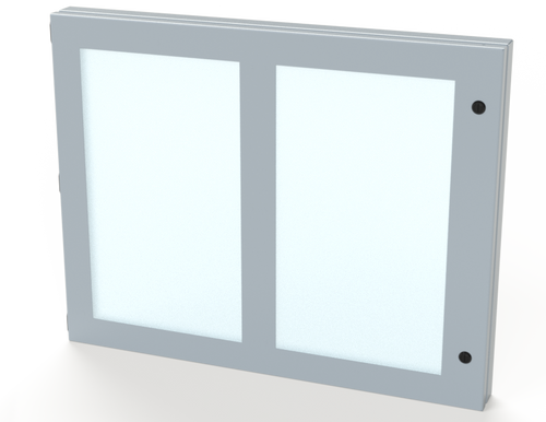 SCE-HWK2228 | Saginaw Control & Engineering 22 x 28 x 1.5 Kit, Hinged Window