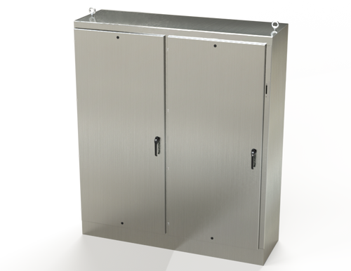 SCE-90XM7824SS | Saginaw Control & Engineering  90 x 77.75 x 24 S.S. 2DR XM Enclosure