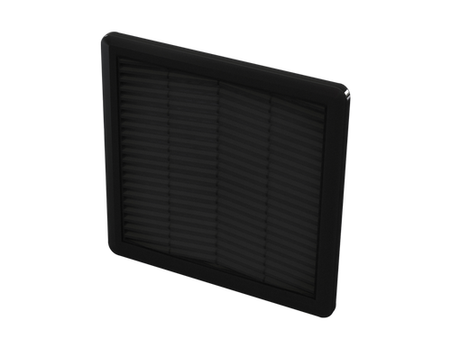 SCE-N12FGA66 | Saginaw Control & Engineering 9.84 x 9.84 x 1.33 Filter & Grille Assy. (Black)