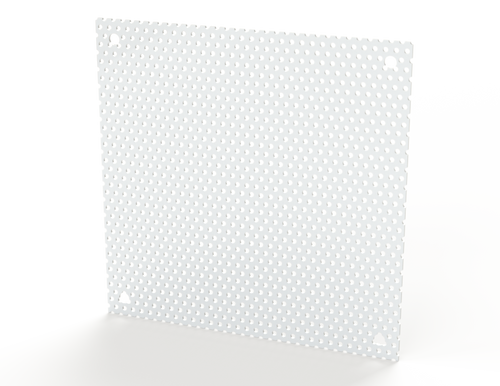 SCE-10N10MPP | Saginaw Control & Engineering 8 x 8 x 0.06 Subpanel, Flat Perforated