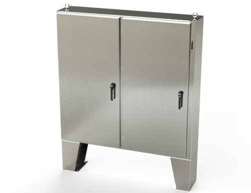 SCE-60XEL6112SS6LP | Saginaw Control & Engineering 60 x 61 x 12 S.S. 2DR XEL Enclosure