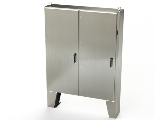 SCE-72XEL6112SS6LP | Saginaw Control & Engineering 72 x 61 x 12 S.S. 2DR XEL Enclosure