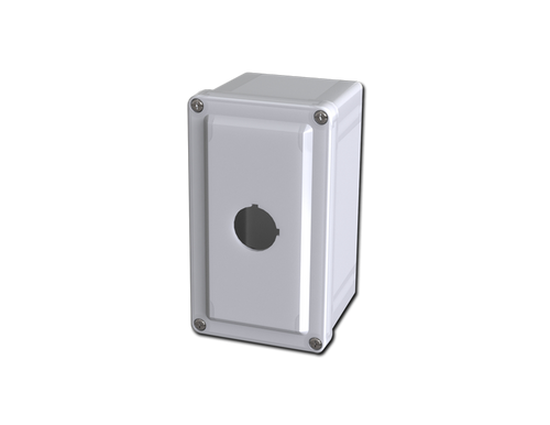 SCE-1PBFG | Saginaw Control & Engineering 6.63 x 3.81 x 3.88 Fiberglass PB Enclosure