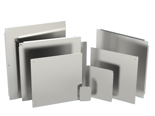 SCE-36P24AL Saginaw Control & Engineering 33 x 21 x 0.88 Subpanel, Bent Aluminum