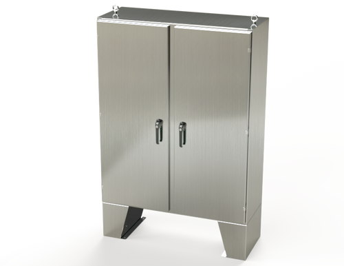 SCE-60EL4818SS6LPPL | Saginaw Control & Engineering 60 x 48 x 18 S.S. 2DR EL LPPL Enclosure