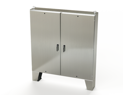 SCE-72EL7212SS6LPPL | Saginaw Control & Engineering 72 x 72 x 12 S.S. 2DR EL LPPL Enclosure