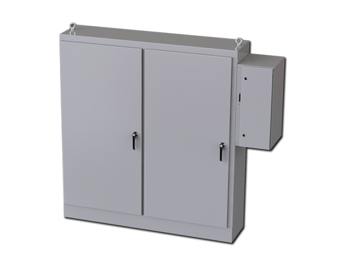 SCE-84XD7818 | Saginaw Control & Engineering 84 x 77.75 x 18 2DR XD Enclosure