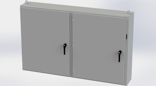 SCE-48X2D7812 | Saginaw Control & Engineering 48 x 77.75 x 12 2DR Disc. Enclosure