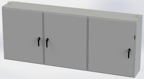 SCE-48X3D11818 | Saginaw Control & Engineering 48 x 117.5 x 18 3DR Disc. Enclosure