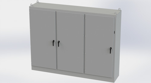 SCE-90XM3EW24G | Saginaw Control & Engineering 90 x 117.5 x 24 3DR XM Enclosure