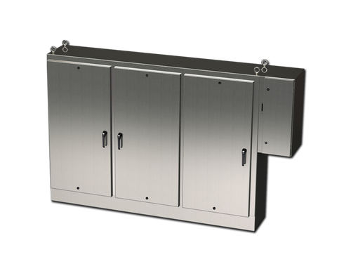 SCE-72XD3EQ18SS | Saginaw Control & Engineering 72 x 99.5 x 18 S.S. 3DR XD Enclosure