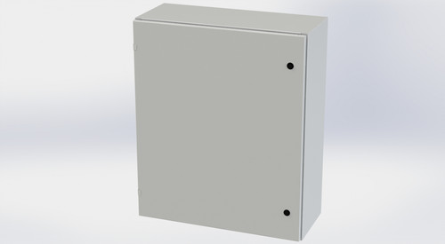 SCE-36EL3012LPLG Saginaw Control and Engineering 36 x 30 x 12Carbon Steel Enclosure with Hinged Cover and Quarter Turn Latches