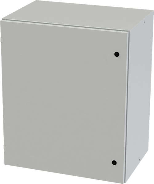 SCE-36EL3020LPLG Saginaw Control and Engineering 36 x 30 x 20 Carbon Steel Enclosure with Hinged Cover and Quarter Turn Latches