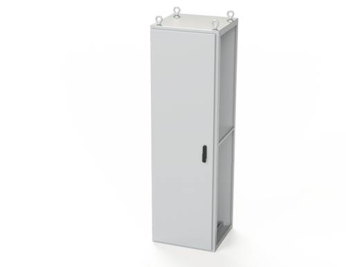 SCE-S200606LG Saginaw Control and Engineering 78.74 x 23.62 x 22 Carbon Steel Enclosure with Hinged Door and 3-Point Latching Mechanism