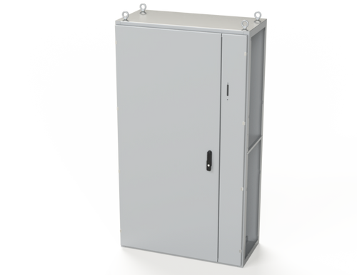 SCE-SD181005LG Saginaw Control and Engineering 70.87 x 39.37 x 18 Carbon Steel Disconnect Enclosure with Hinged Door and 3-Point Latching Mechanism