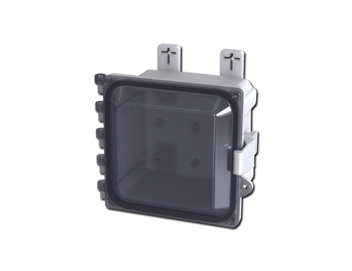 SCE-606PCW Saginaw Control and Engineering 7.41 x 8.68 x 5.84 Polycarbonate Enclosure with Window