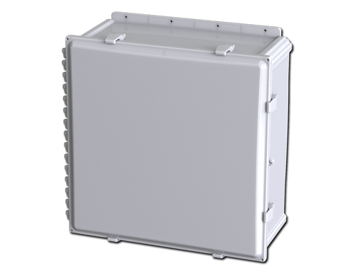 SCE-2424PC Saginaw Control and Engineering 25.4 x 26.68 x 11.41 Polycarbonate Enclosure with Hinged Cover and Hasp and Staple for Padlocking
