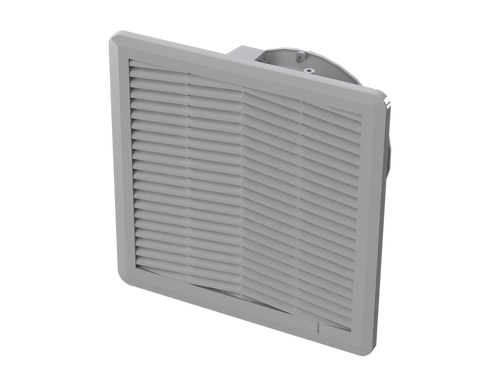 SCE-N12FA66LG | Saginaw Control & Engineering 9.8 x 9.8 x 4.9 Filter Fan. (115v) Type 12 RAL 7035