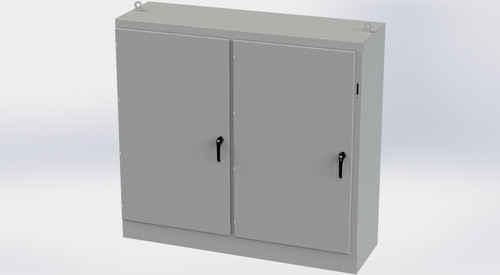 SCE-72XM7824G Saginaw Control and Engineering 72 x 77.75 x 24 2DR XM Enclosure