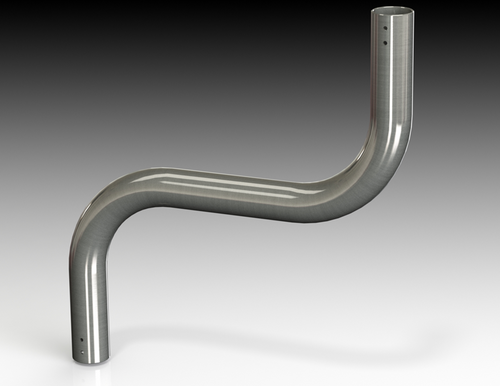 SCE-SAS20S | Saginaw Control & Engineering 23.62 x 19.68 x 2.36 Stainless Steel S Profile Tube