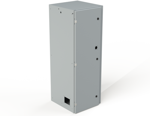 SCE-EXR18-400 | Saginaw Control & Engineering 48 x 17 x 18 External Disconnect Enclosure Rotary 400 amp