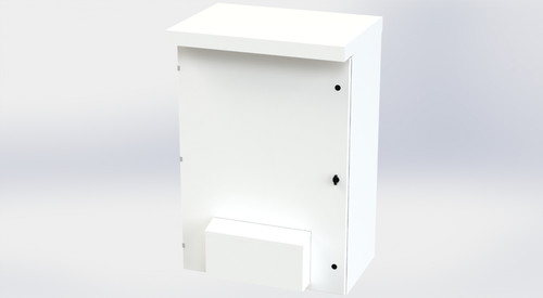 SCE-53VR3620 Saginaw Control and Engineering 53 x 36 x 20 Vented Enclosure with Quarter Turn Latches