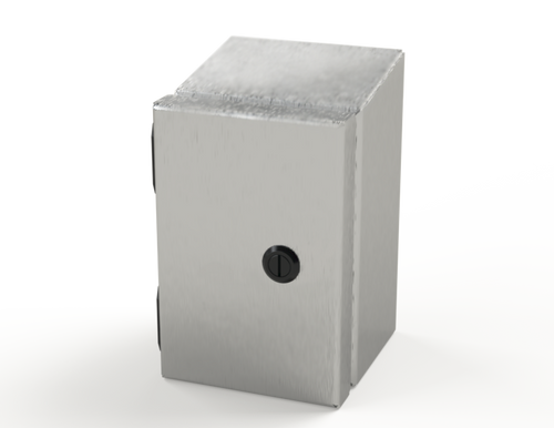 SCE-604ELJSSST Saginaw Control and Engineering 6 x 4 x 4 S.S. ELJ Sloping Top Enclosure